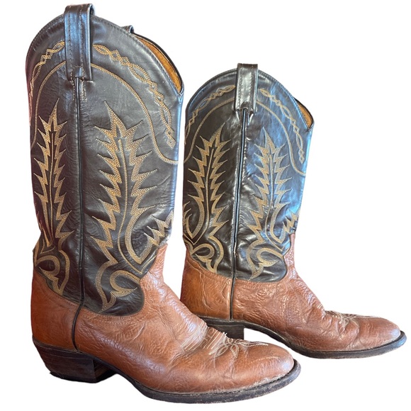 Tony Lama Other - Tony Lama Aztec Shrunken Shoulder Cowboy Boots